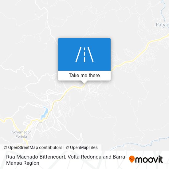 Rua Machado Bittencourt map