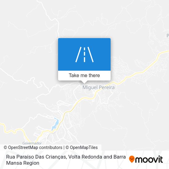 Rua Paraíso Das Crianças map