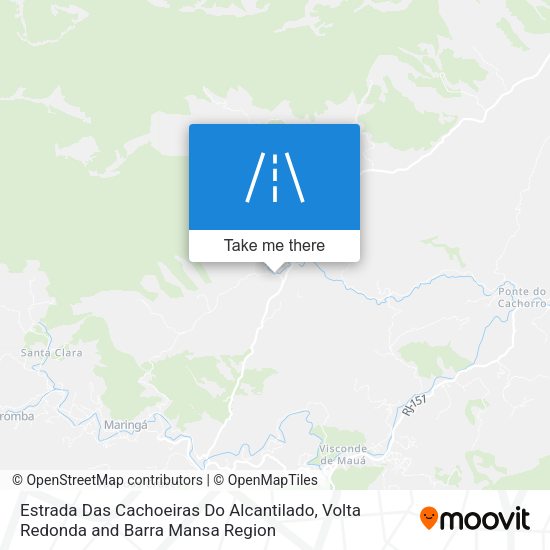 Estrada Das Cachoeiras Do Alcantilado map