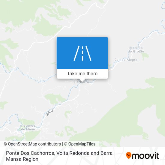 Ponte Dos Cachorros map