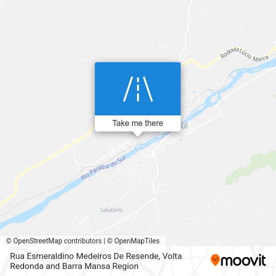Rua Esmeraldino Medeiros De Resende map