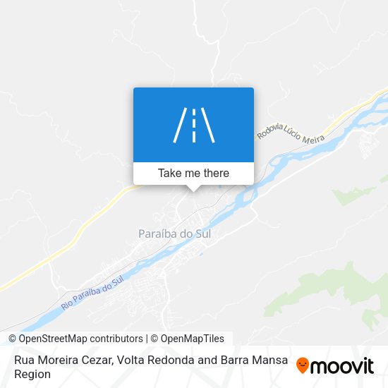 Rua Moreira Cezar map