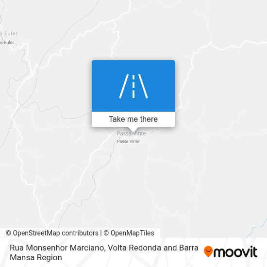Rua Monsenhor Marciano map