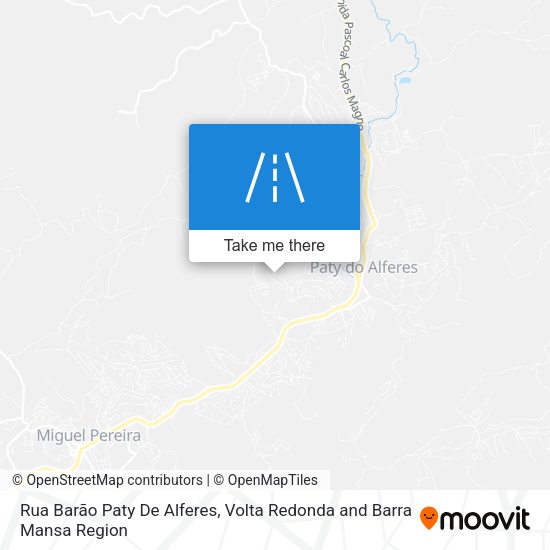 Rua Barão Paty De Alferes map
