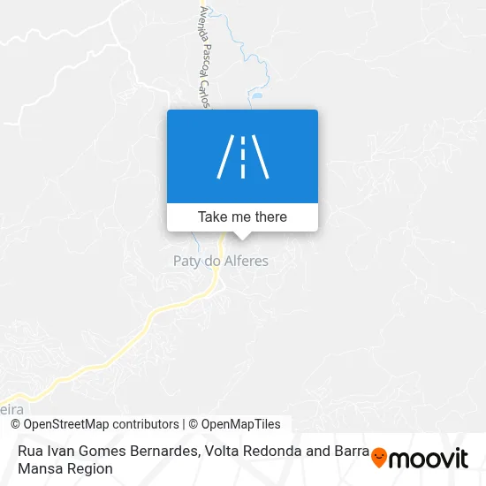 Rua Ivan Gomes Bernardes map