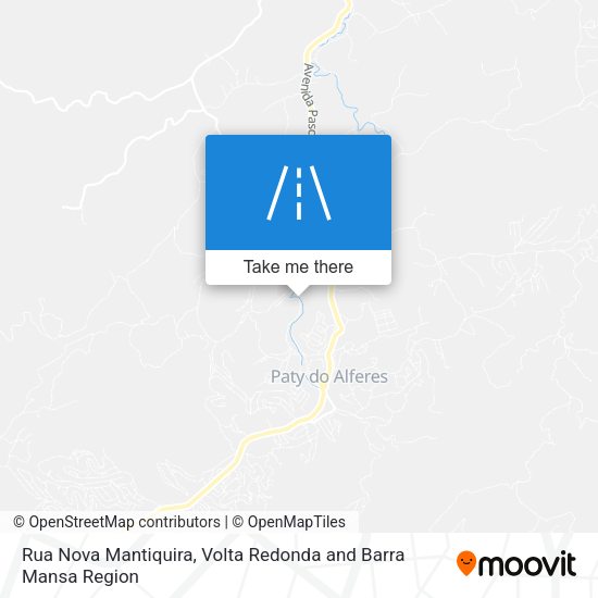 Rua Nova Mantiquira map