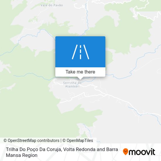 Trilha Do Poço Da Coruja map