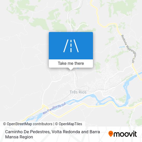 Caminho De Pedestres map