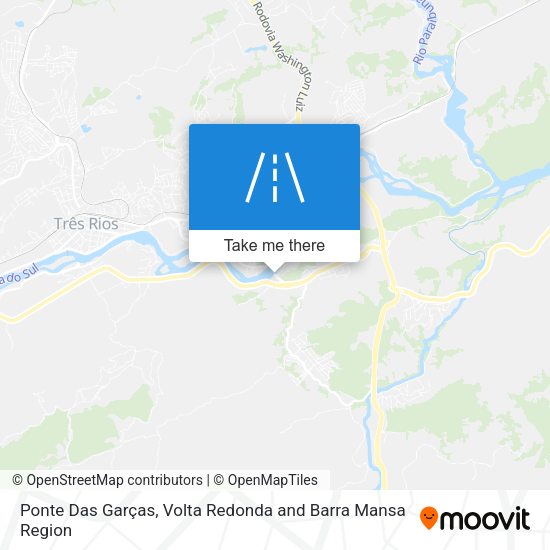 Ponte Das Garças map