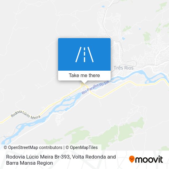 Rodovia Lúcio Meira Br-393 map