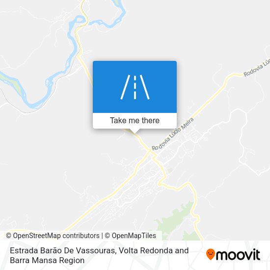 Estrada Barão De Vassouras map