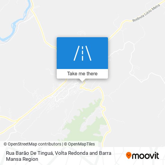 Rua Barão De Tinguá map