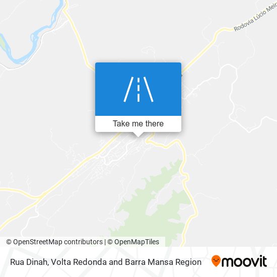 Rua Dinah map