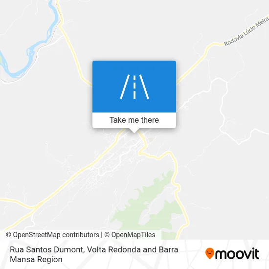 Rua Santos Dumont map