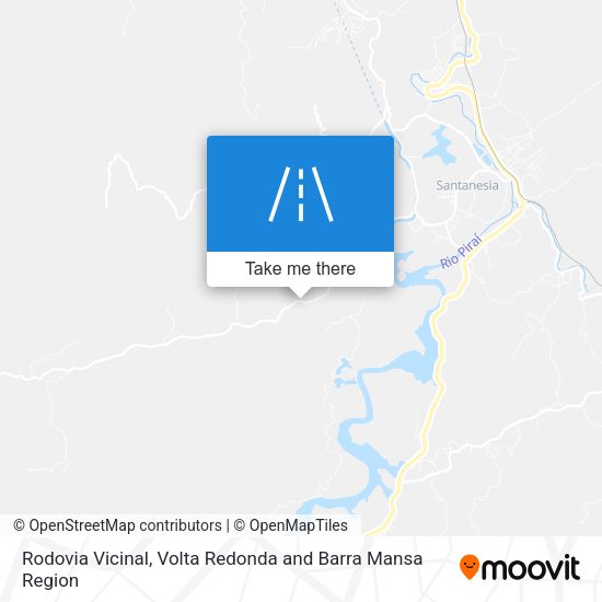 Rodovia Vicinal map