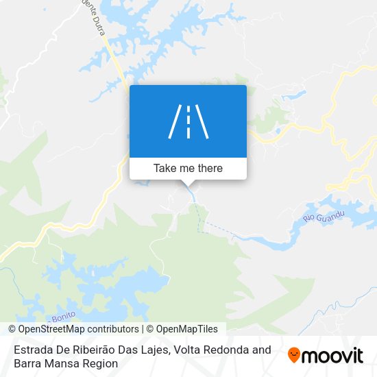 Estrada De Ribeirão Das Lajes map