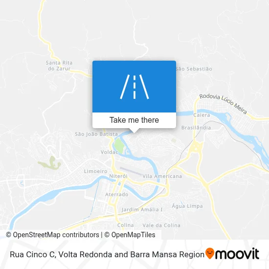 Rua Cinco C map