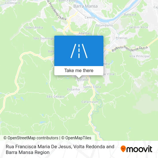 Rua Francisca Maria De Jesus map
