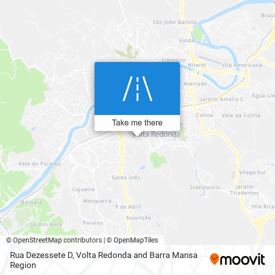 Mapa Rua Dezessete D