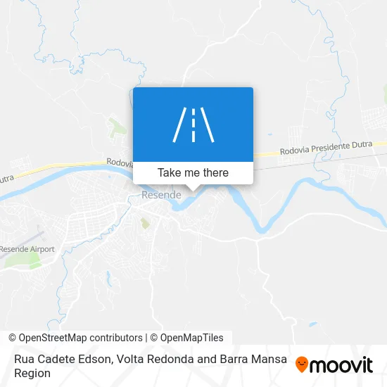 Rua Cadete Edson map