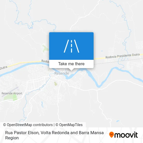 Rua Pastor Elson map