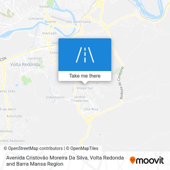 Avenida Cristovão Moreira Da Silva map