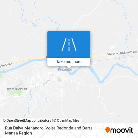 Mapa Rua Dalva Menandro