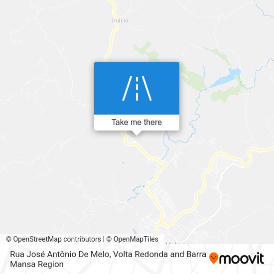 Rua José Antônio De Melo map