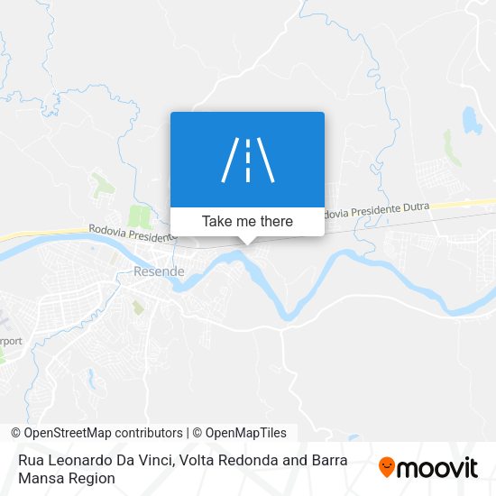 Rua Leonardo Da Vinci map