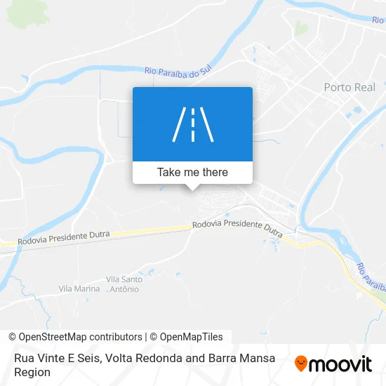 Rua Vinte E Seis map