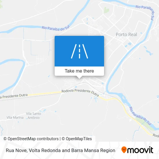 Rua Nove map