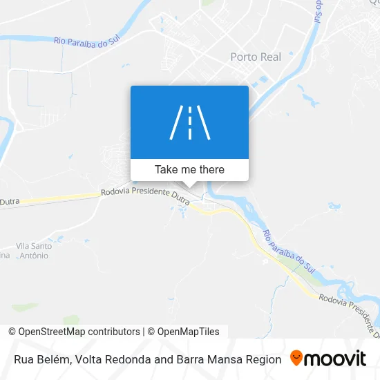 Rua Belém map