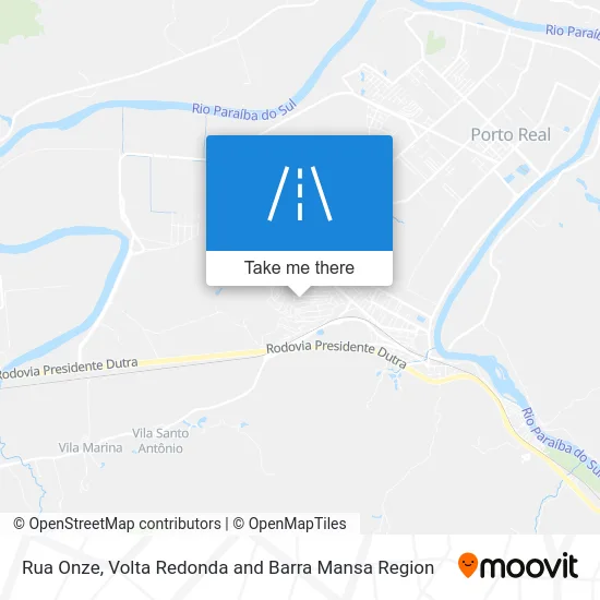 Rua Onze map