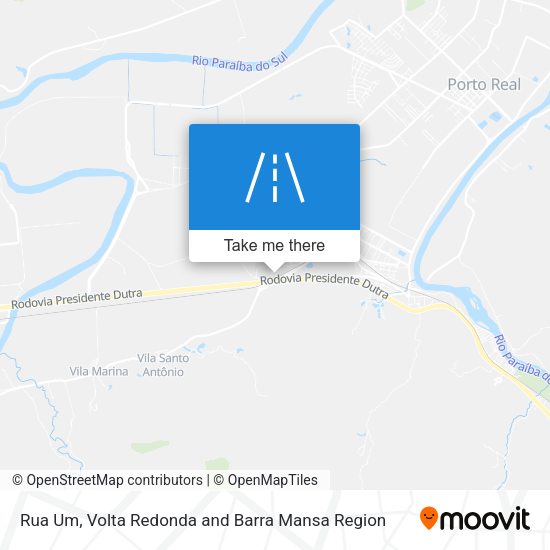 Rua Um map