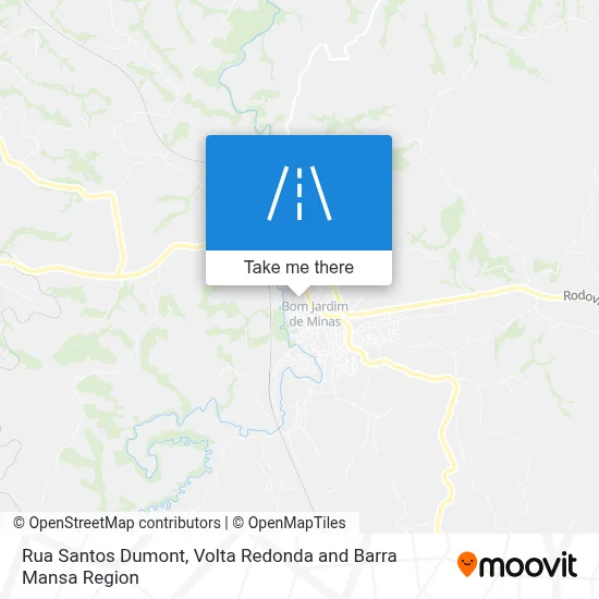 Rua Santos Dumont map