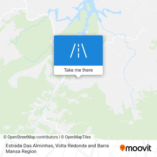 Estrada Das Alminhas map