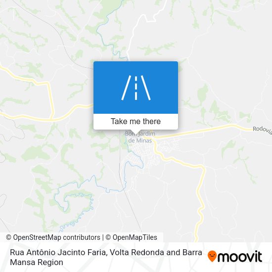 Rua Antônio Jacinto Faria map