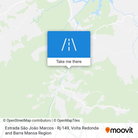 Estrada São João Marcos - Rj-149 map