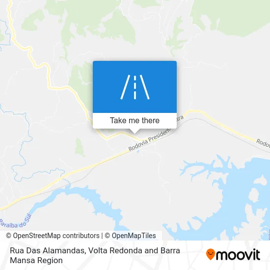 Rua Das Alamandas map