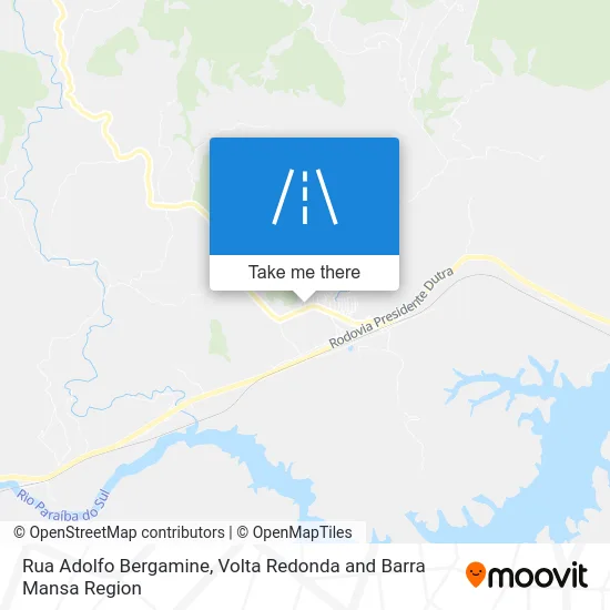 Rua Adolfo Bergamine map