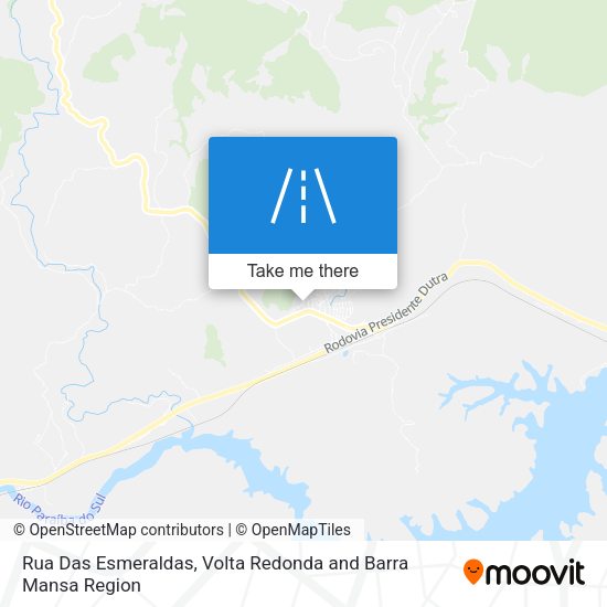 Rua Das Esmeraldas map