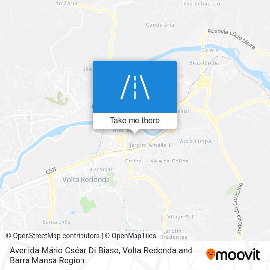 Avenida Mário Cséar Di Biase map
