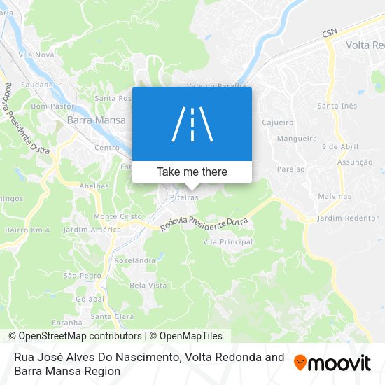 Rua José Alves Do Nascimento map