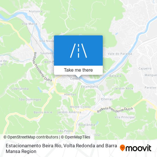 Mapa Estacionamento Beira Rio