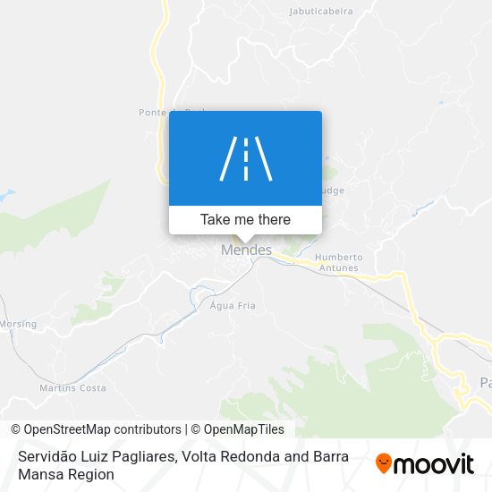Servidão Luiz Pagliares map