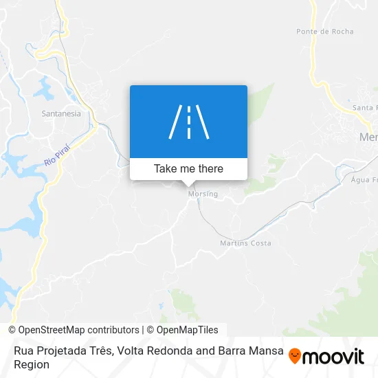 Rua Projetada Três map