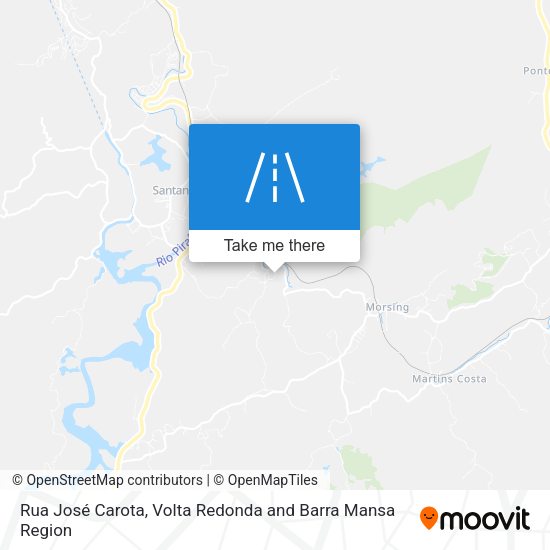 Rua José Carota map