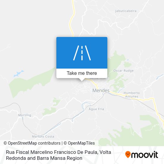Rua Fiscal Marcelino Francisco De Paula map