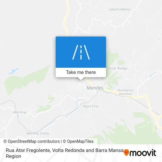 Rua Ator Fregolente map