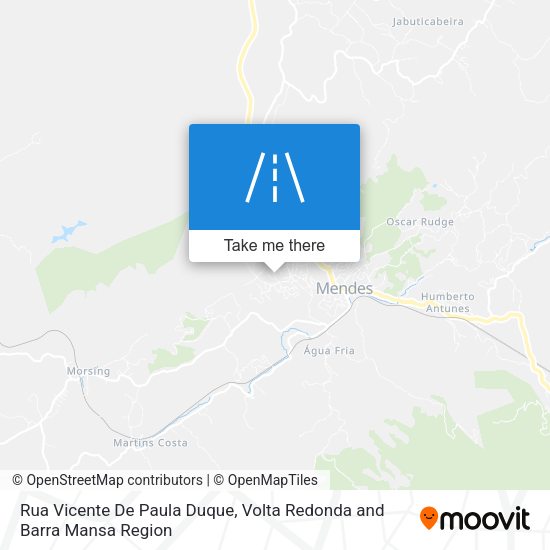 Rua Vicente De Paula Duque map